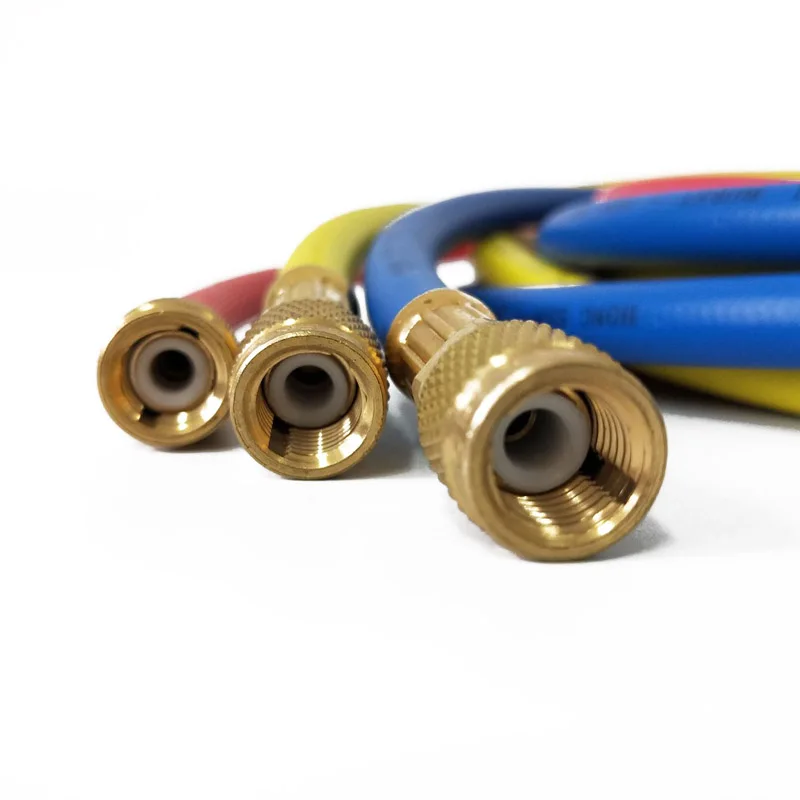 Автомобильный манометр трубка для наполнения А/С хладагент зарядный шланг 800-4000psi