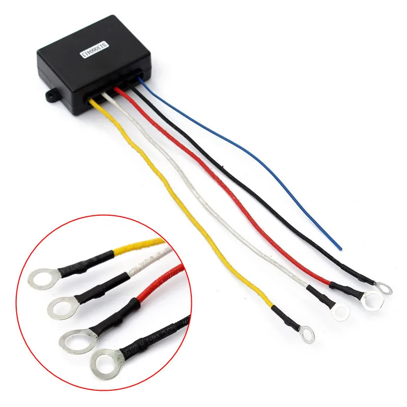 12В универсальный 50фт Беспроводной автомобильный лебедка электрический пульт дистанционного управления с ручным передатчиком Twin Handset для грузовика ATV Vehicle on.