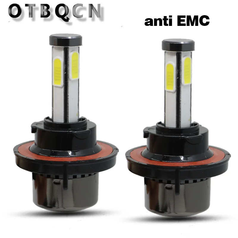 OTBQCN мини Автомобильная фара Canbus H13 LED H4 H7 H15 D2S D1S D3S D4S Светодиодная лампа 6500K 3000K 10000K