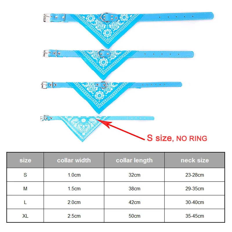 

Neckerchief Adjustable Pet Dog Cat Neck Bandana Collar Scarf Accessories for Cats & Small Dogs Black Red Blue Pink Purple