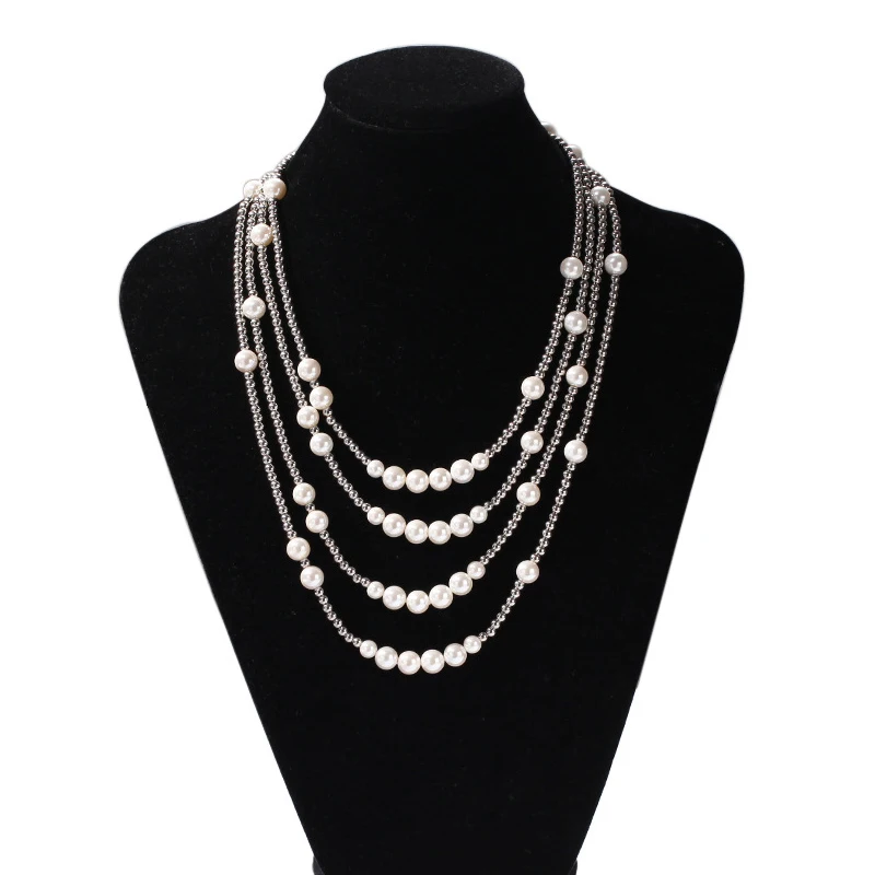 Новый комплект детской одежды из натурального жемчуга бисером нержавеющая сталь