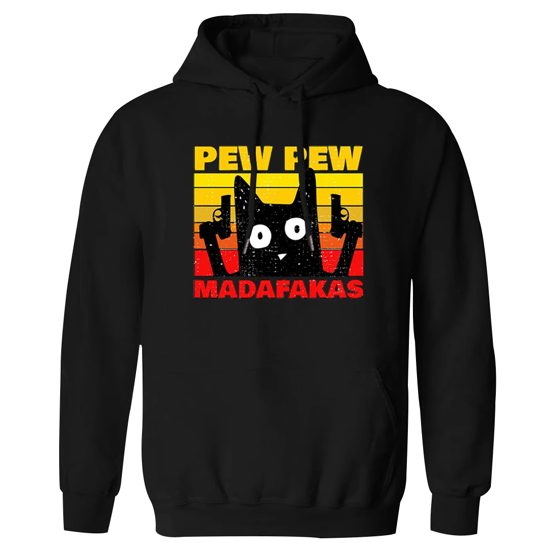Мужская толстовка с капюшоном Pew Madafaka повседневная винтажная Толстовка в стиле