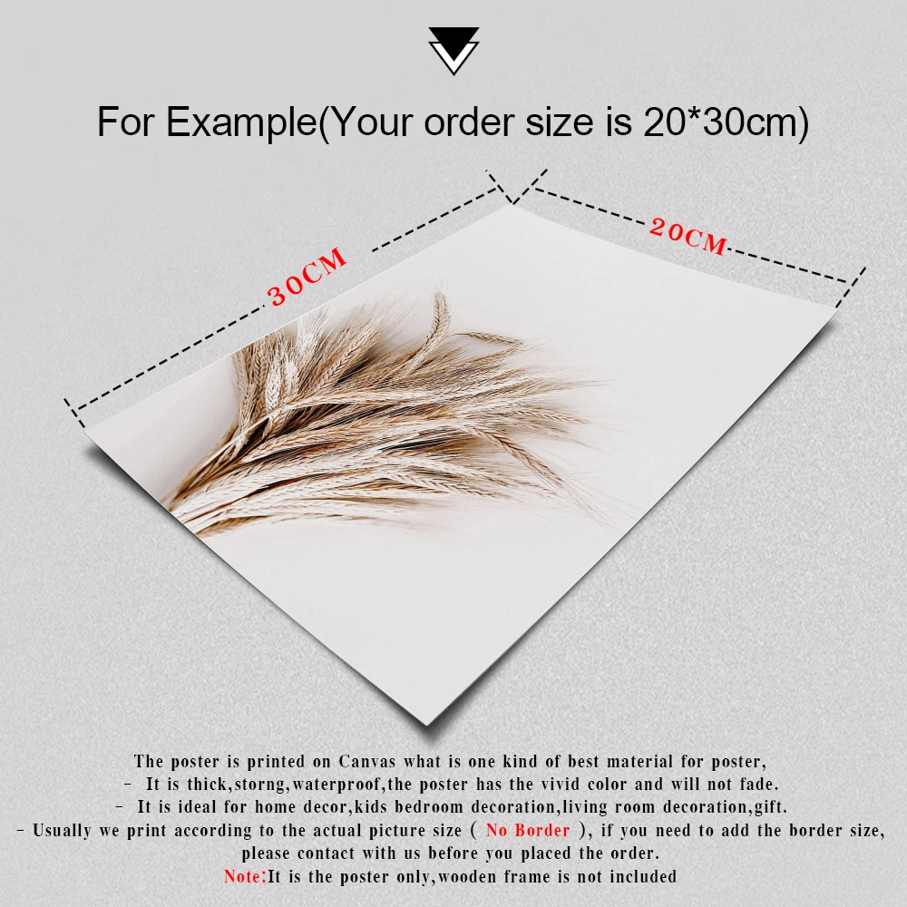 

Highland Cow Home Nordic Animal Posters And Prints Wheat Natural Wall Art Canvas Painting Decorative Pictures For Living Room