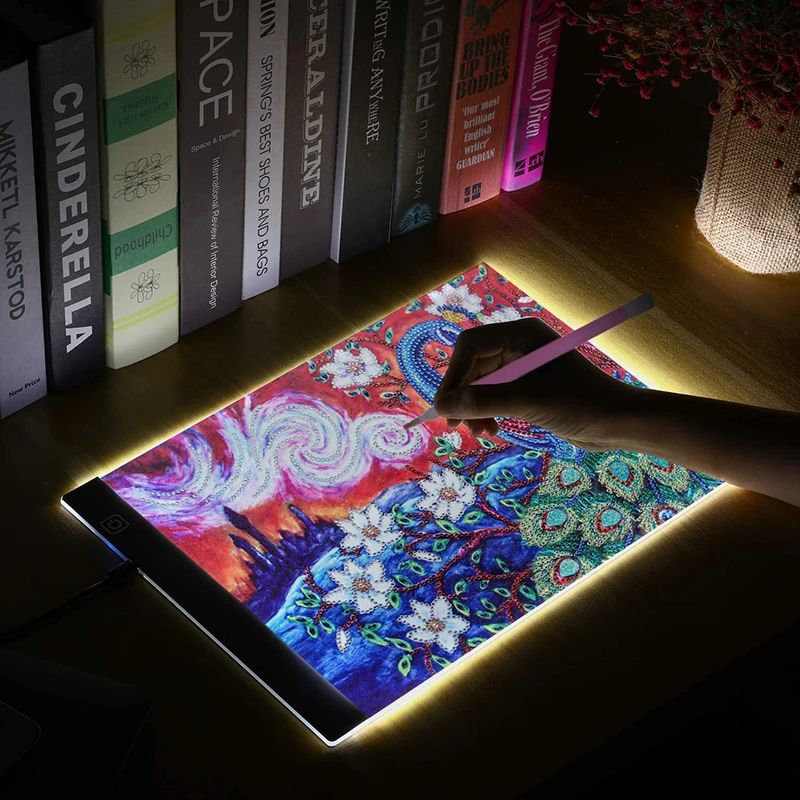 

Планшет A4 A5 со светодиодный светильник, светильник тбокс для рисования, рисования, копирования, цифровых планшетов, алмазной живописи, рисо...