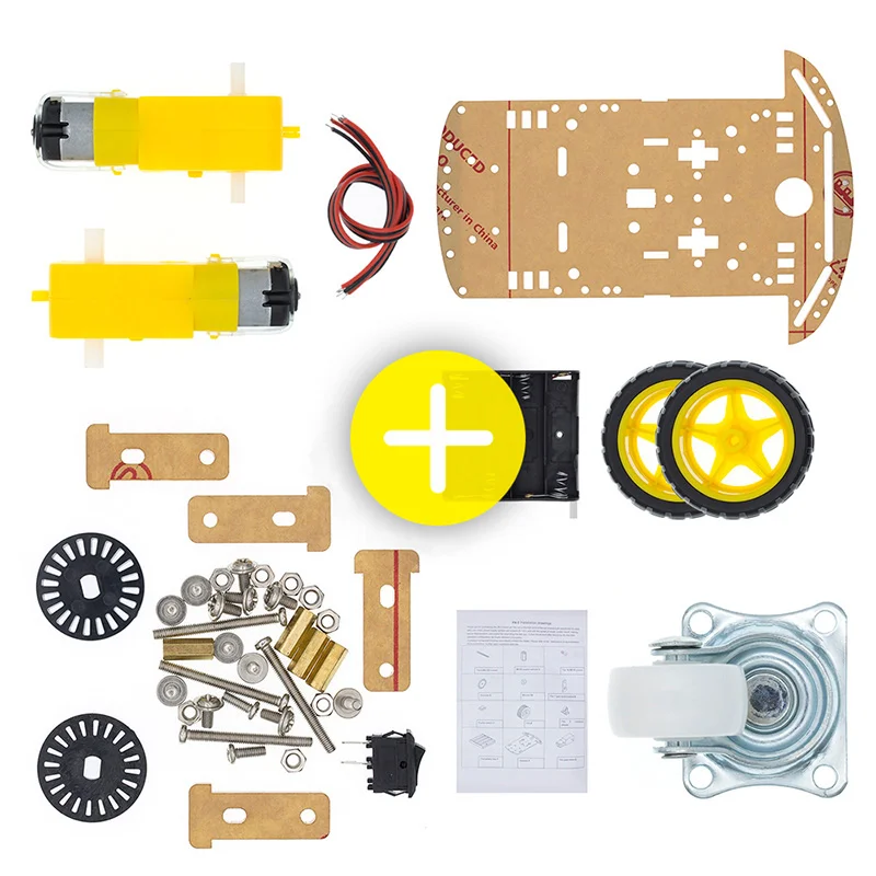 1 комплект умный робот автомобильный корпус набор датчик скорости аккумулятор