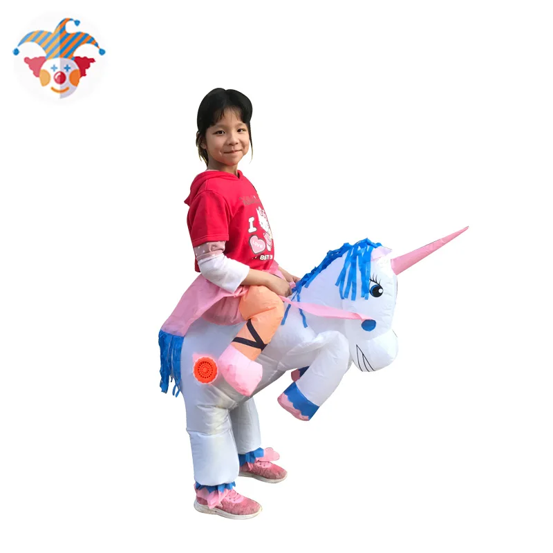 Надувные вечерние костюмы для косплея фэнтези динозавр единорог Вилли лошадь