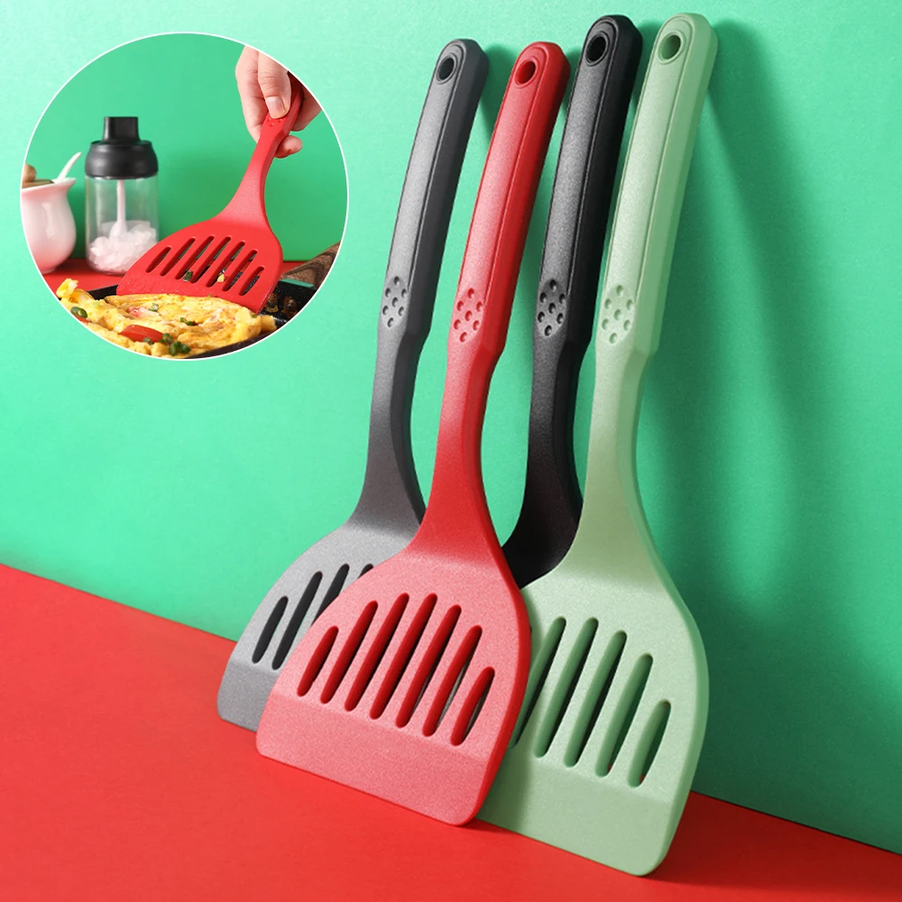 

Kitchen Silicone Turners Non-stick Cooking Tools Spatula Cookware Utensils Tools For Pancakes Frying Pan Scoop Fried Shovel