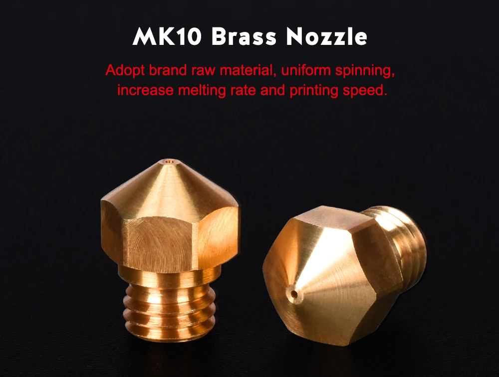 Высокое качество MK10 сопло Micro Swiss 0,2 мм 1,75 мм для всех металлических j-головок Hotend комплект M7 нить 3D принтер части