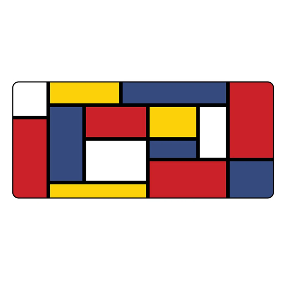 

Коврик для мыши из натуральной резины, квадратный, синий, желтый, красный, белый