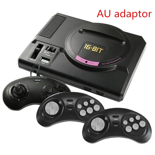 Зеленый GTIPPOR 16BIT HD MEGA DRIVE MD1 TV VIDEO GAME CONSOLE WITH HDMI AV OUTPUT 2.4G WIRELESS CONTROLLER - Цвет: Зеленый