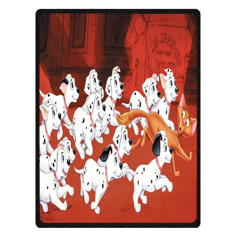 101 далматинское теплое Флисовое одеяло супер мягкая фланелевая Манта для