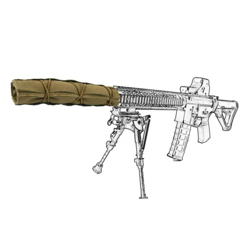 TOtrait 7 1 &quot(18 см) для страйкбола крышку подавитель Mirage тепловой защиты рукавом