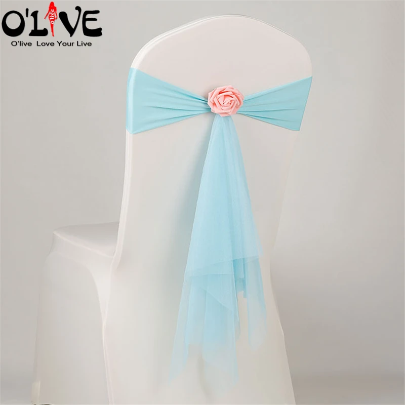 Галстук бабочка для стула из спандекса и лайкры|Перевязи| |