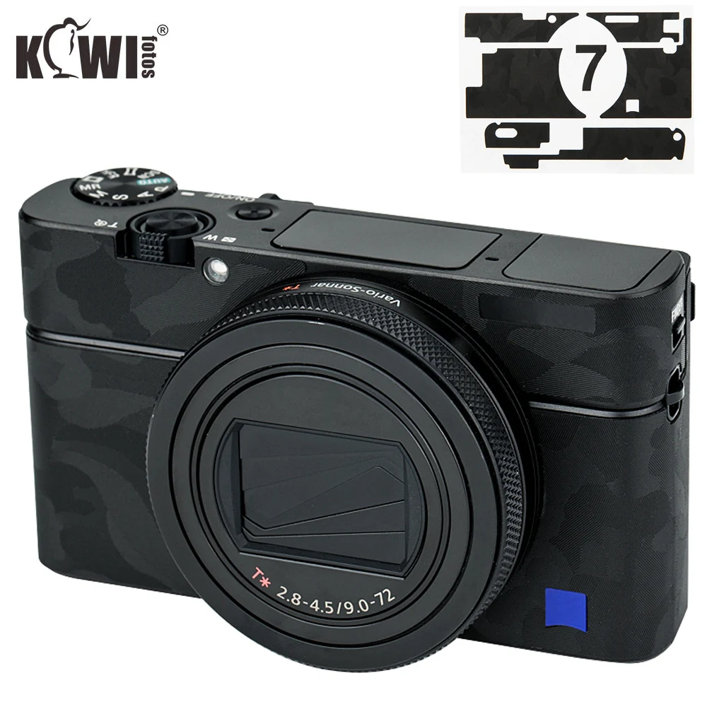 Чехол для камеры с защитой от царапин пленка Sony RX100 VII RX100VII RX100M7 Mark 3м черная