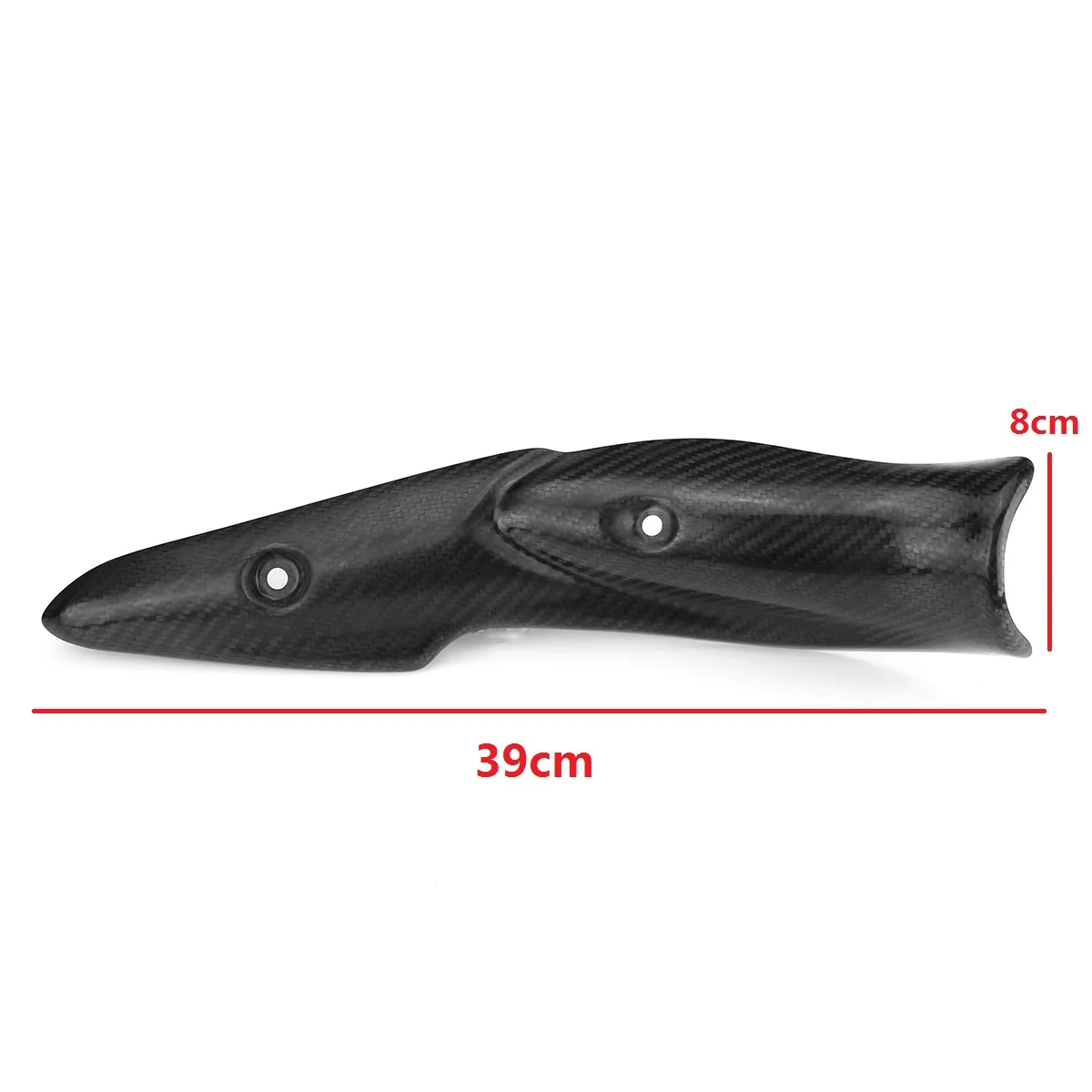 

Motorcycle Exhaust Muffler Pipe Anti-Hot Burned Protective Shield Cover Carbon Look For Kawasaki Z900 2017 2018 2019
