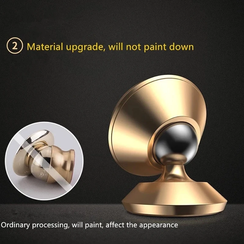 Metal Car Mount Air Vent Support Magnetic Universal Mobile Phone Holder Stand Magnet Cellphone Accessories | Мобильные телефоны и