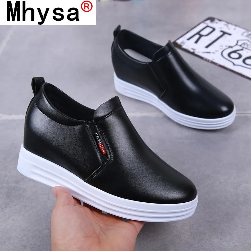 

2021 Women Shoes New High Heel Lady Casual Women Sneakers Leisure Platform Wedge Shoes Height Increasing Shoes Zapatos De Mujer