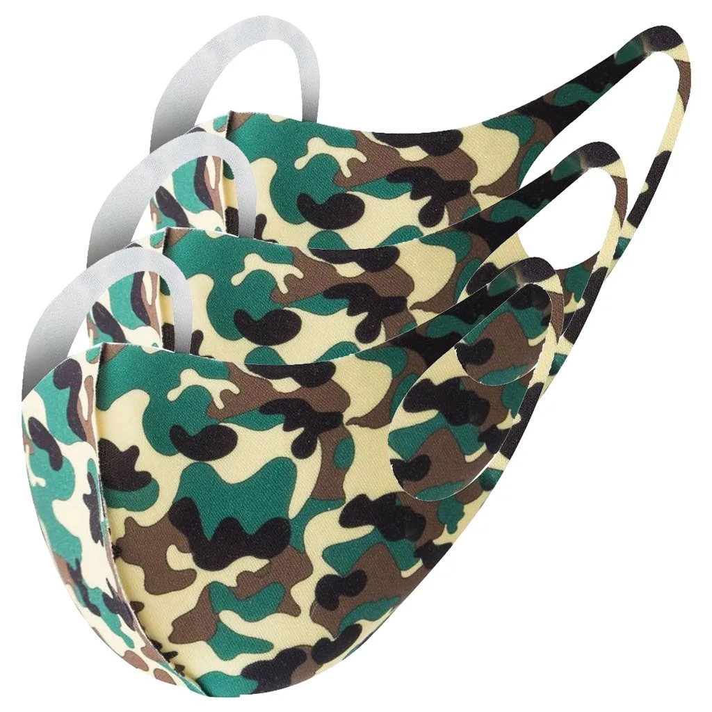 Маска маскирующая многоразовая для лица PM2.5 3 шт.|Маска велоспорта| |