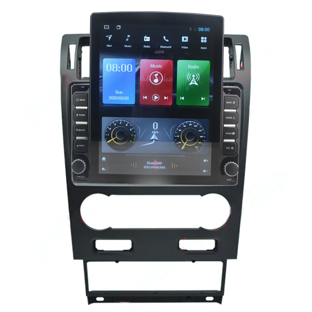 

9.7" octa-core tesla style vertical screen Android 10 Car GPS video Multimedia for ford Mondeo 2004-2007