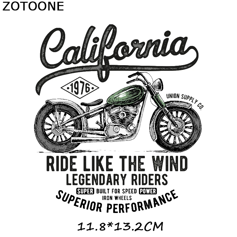 ZOTOONE мотоциклетные Пластыри для мотор для одежды Rider глажка на пластыри наклейки DIY теплопередача аксессуары моющиеся аппликации E - Цвет: 1215