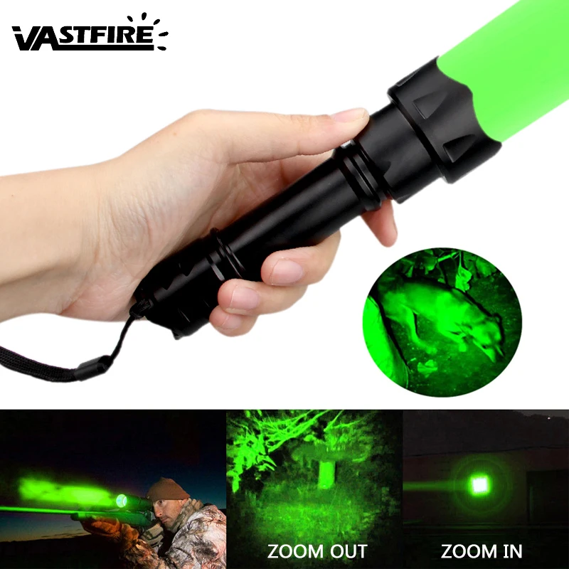 Фонарь для оружия 1 Режим XPE R5 светодиодный красный/зеленый масштабируемый фонарь