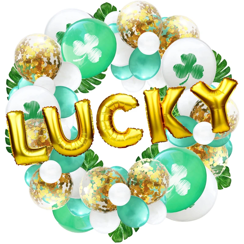 Воздушный шар с надписью Lucky украшения для дня рождения Детские латексные