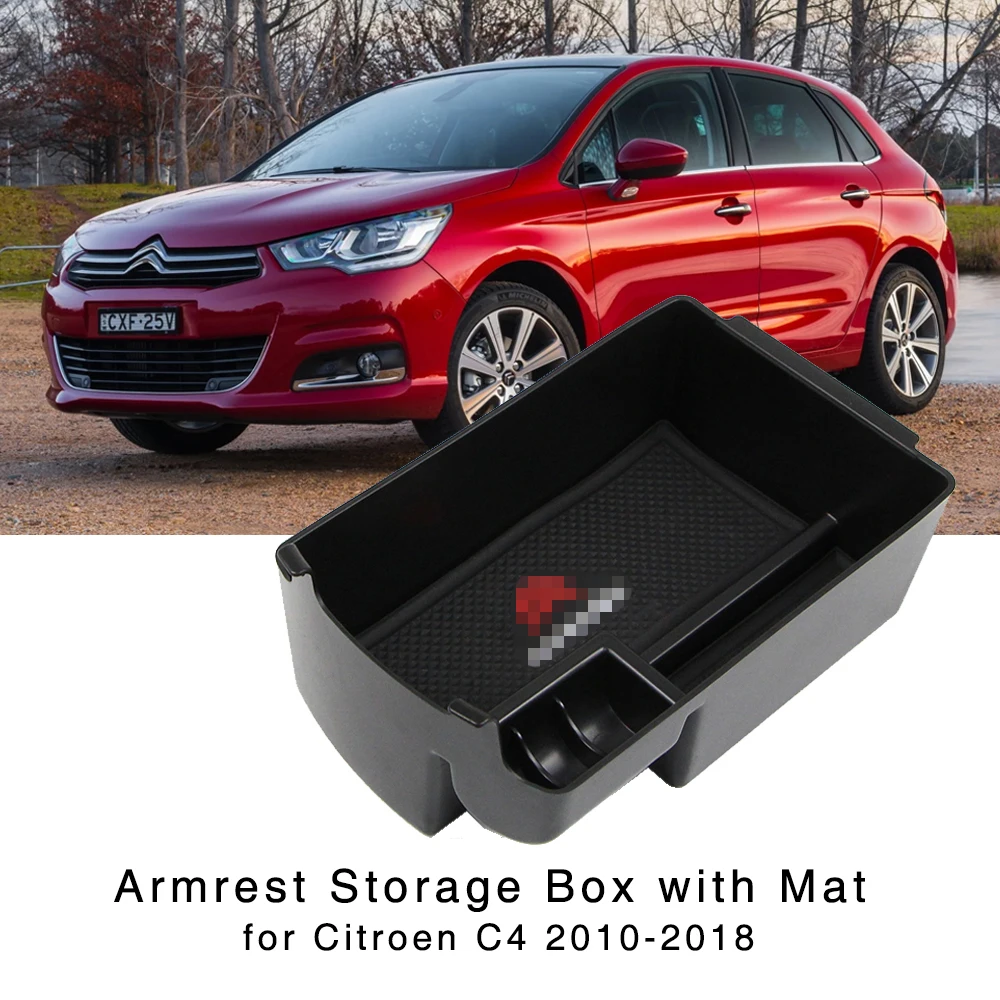 Подлокотник для хранения Коробка Citroen C4 2010 2011 2012 2013 2014 2015 2016 2017 2018 авто Интерьер