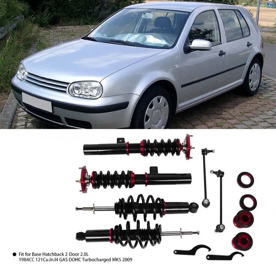 Амортизационная стойка койловер амортизаторный комплект подходит для VW Golf 2003 2004 2005 2006 2007 MK5 MKV Coilover подвеска авто аксессуары