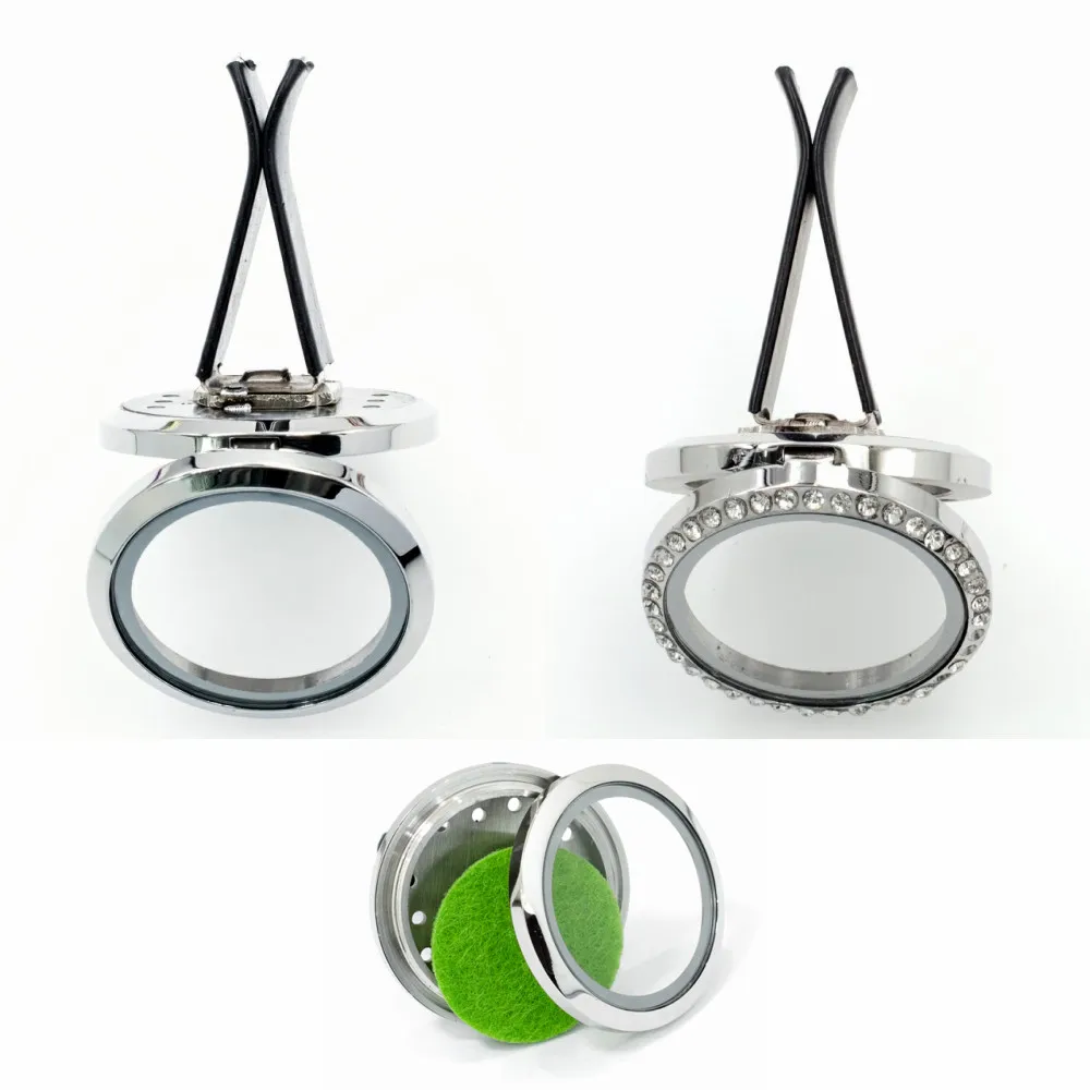 Оптовая продажа 10 шт. встроенная подвеска медальон 30 мм 316L зажим для