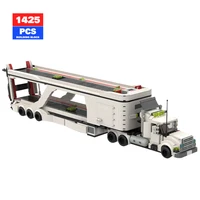 moc lt3 transport big rig truck technical car city creative collect building blocks assemble model toys for boys holiday gift