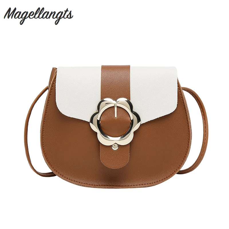 Модная женская сумка на плечо Сумки из искусственной кожи с клапаном женские