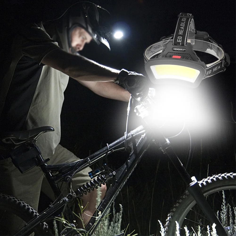 

COB Headlight LED Headlight USB Rechargeable Lantern Accessories Useful