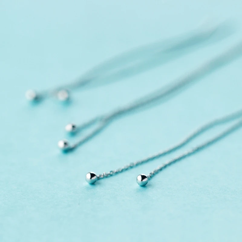 Modian с длинной бахромой модное свободное очарование серьги в виде капель