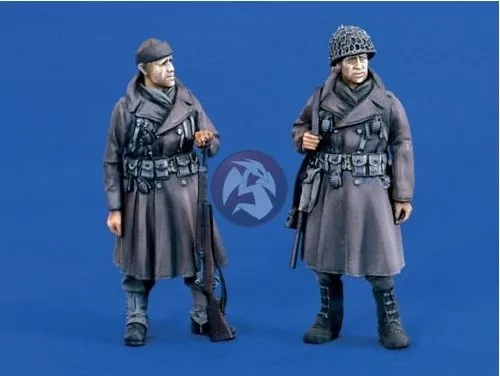 

1/35 Die-cast resin manufacturing WWII soldier model resin model characters unpainted free shipping