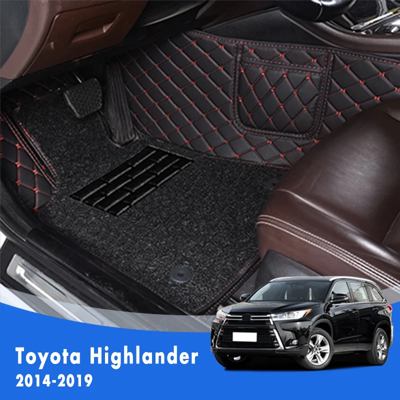 Для Toyota Highlander Kluger 2019 2018 2017 2016 2015 2014 7-местные Роскошные двухслойные автомобильные