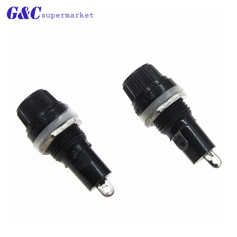 5 шт. прочный блок предохранителей 10 А 250 В переменного тока 15 125 5x20 мм|Интегральные