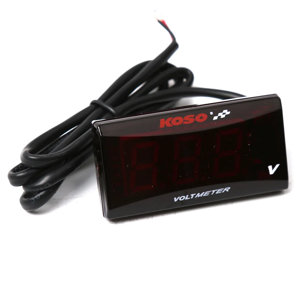 Универсальный мотоциклетный мини-LED-цифровой вольтметр.