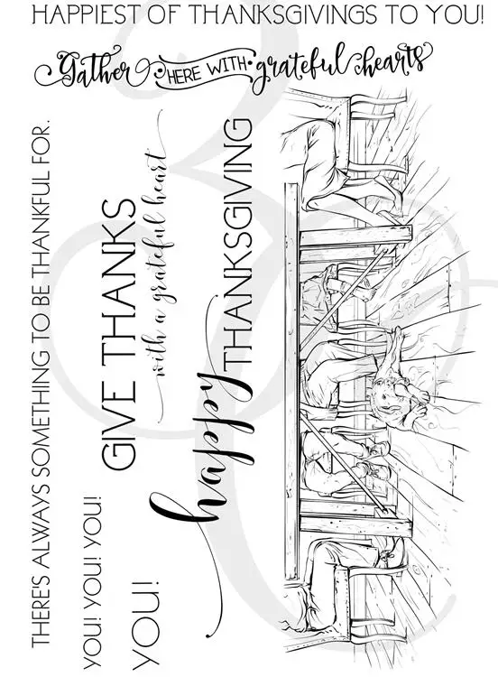 Счастливый прозрачный силиконовый штамп/печать для самостоятельного