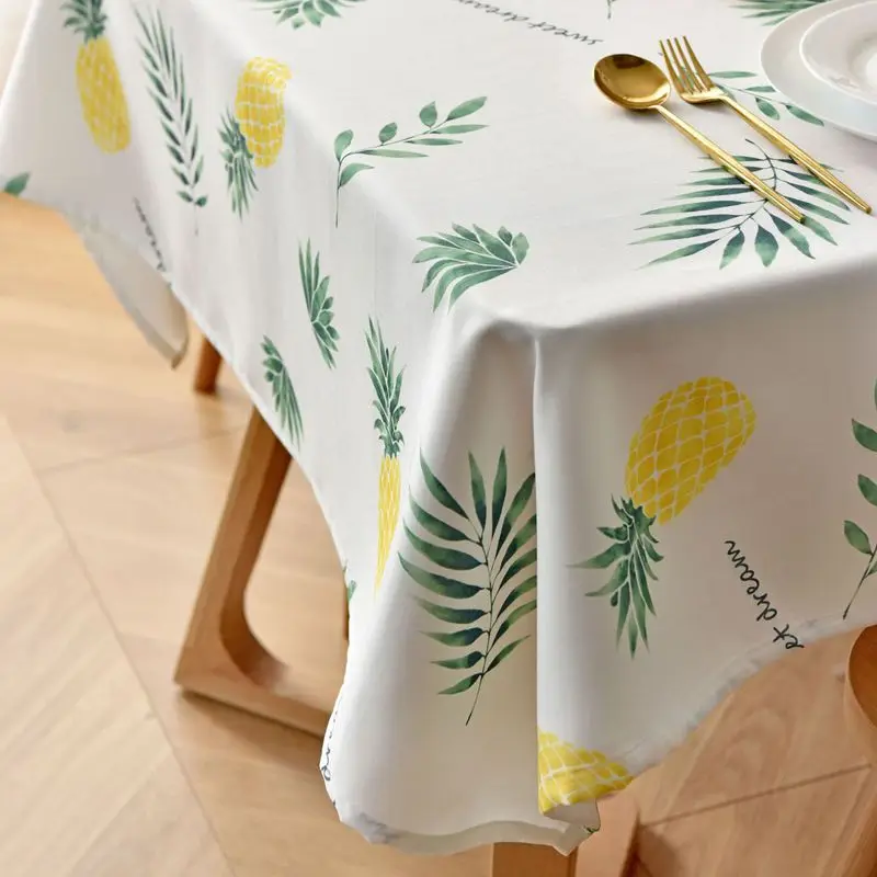 Скатерть в виде ананаса для домашнего декора домашнее водонепроницаемое