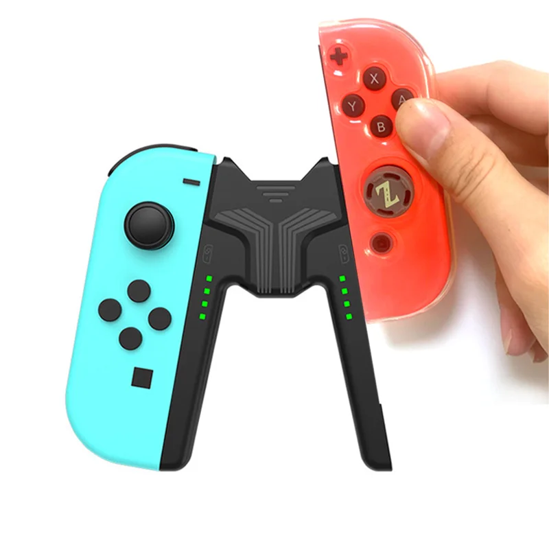 

For Nintendo Switch OLED Joy-con Grip Handle Charging Station Controller Led Charger Bracket for Ns Switch Joycon Accessories