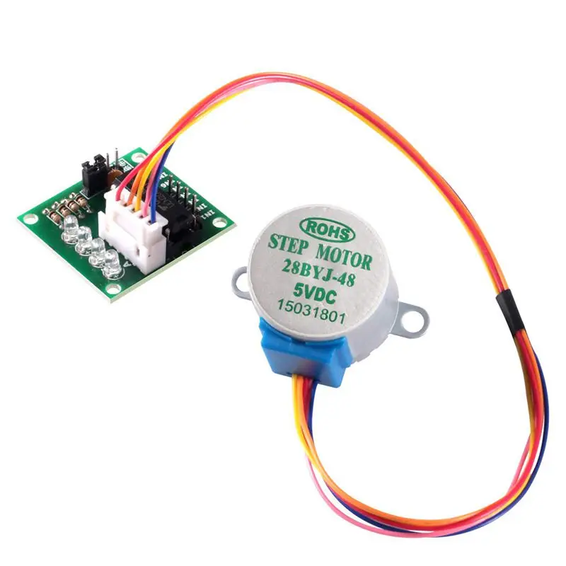 

Набор шаговых двигателей 28BYJ-48 ULN2003 5 В + плата драйвера ULN2003 для Arduino