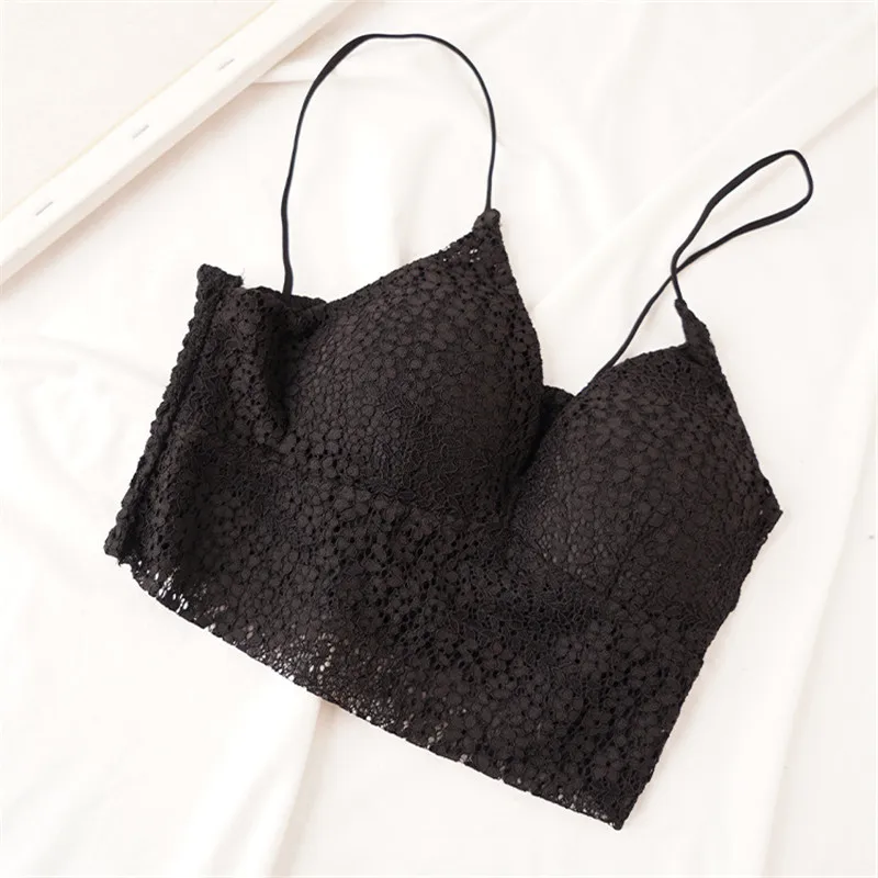 Женский кружевной бюстгальтер CHRLEISURE с треугольными чашками без косточек