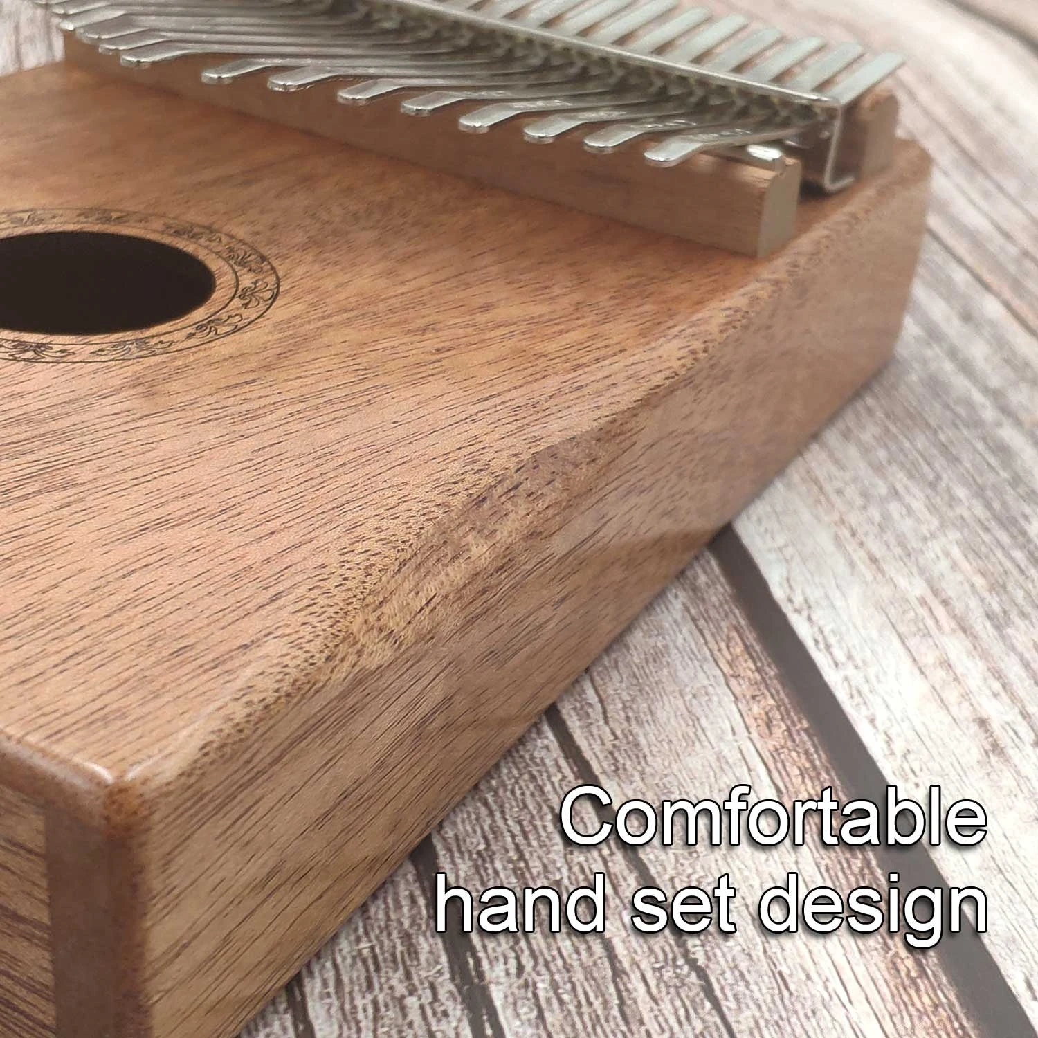  Клавишное пианино Kalimba для африканского фестиваля с пальцами Махагони игры Sanza