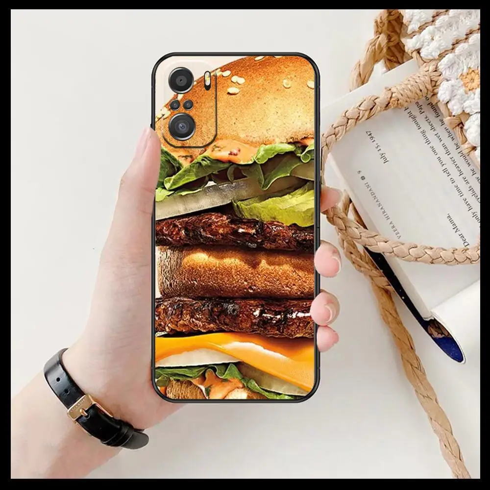 Чехол для телефона с жареной курицей и бургерами xiaomi redmi 11 Lite pro Ultra 10 9 8 MIX 4 FOLD 10T