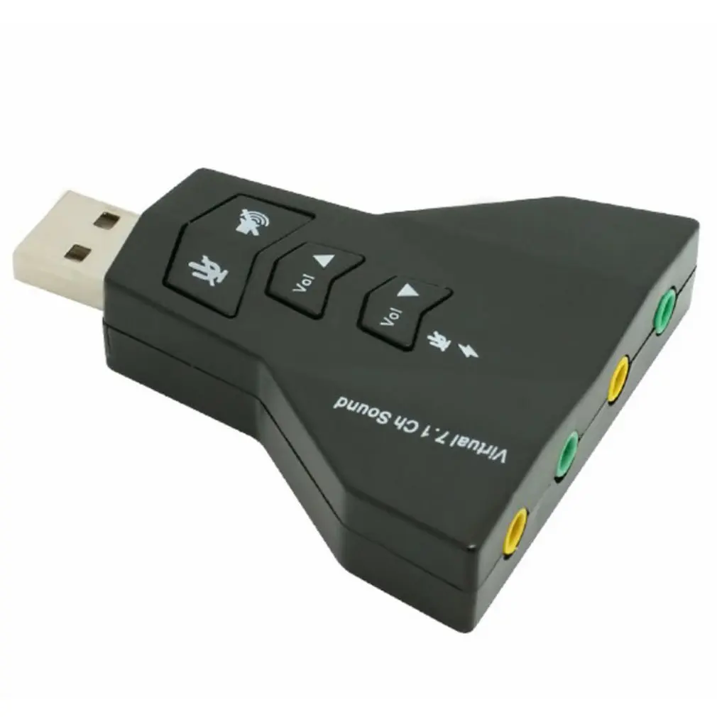 Внешний USB Аудио Звуковая карта для Двойной микрофонный интерфейс настольный