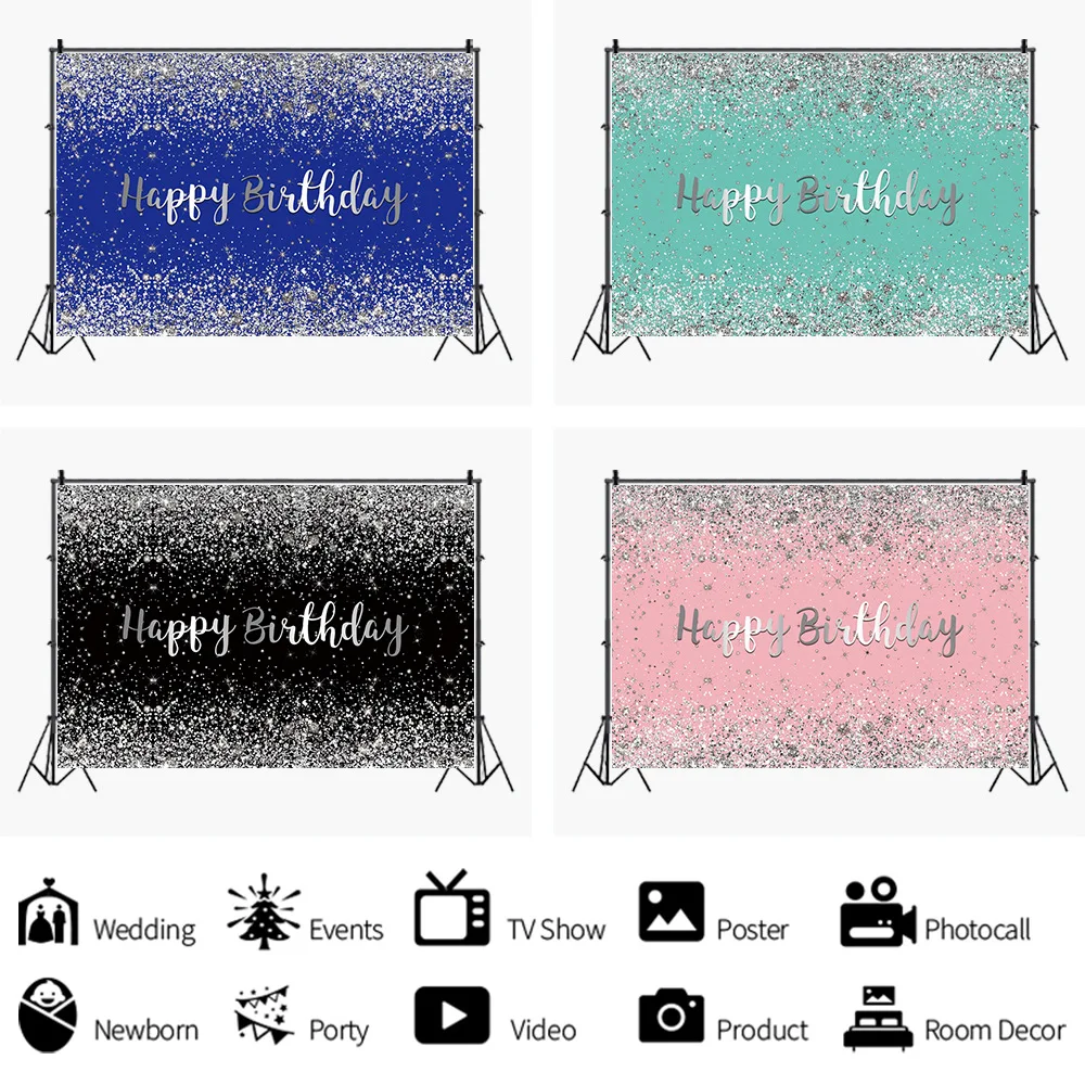 

Яркий Алмазный фон Sspot для фотосъемки на день рождения