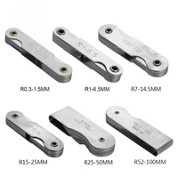 stainless steel radius fillet gauge external internal concave convex measuring tool