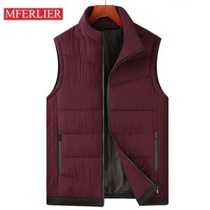 Зимний мужской жилет,  5XL 6XL 7XL 8XL 9XL, обхват груди 150 см, мужской жилет