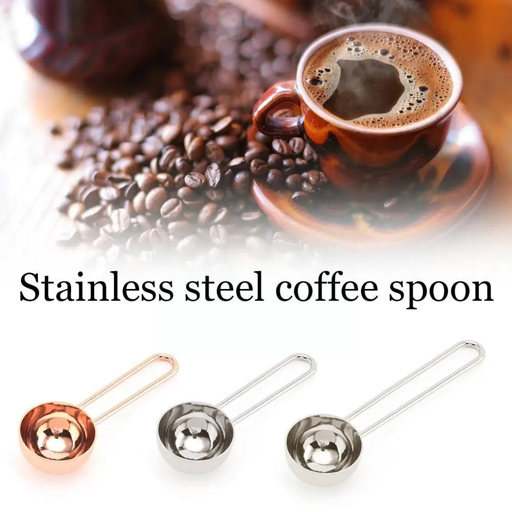 Аксессуары для чая и кофе ложка с толстой стальной ручкой длинной стальная