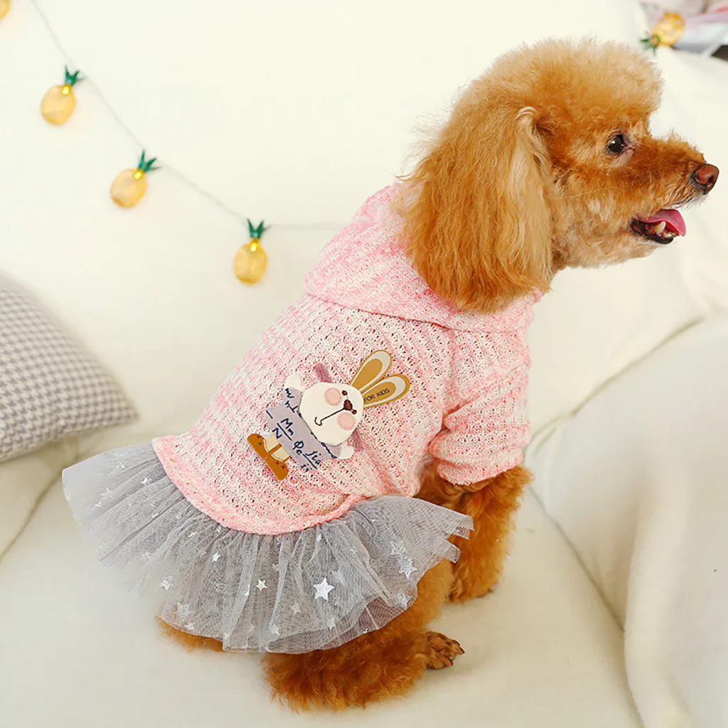 Толстовка с капюшоном для собак из мультфильма зимняя одежда пальто куртка